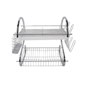 Étagère de rangement pour vaisselle à 2 niveaux
