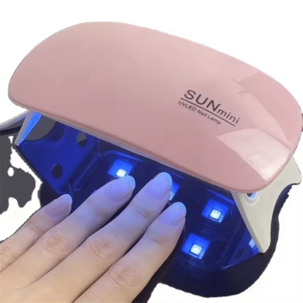 Mini sèche-ongles portable – Lampe manucure 6 LED UV avec câble USB