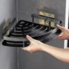 Étagère de Douche Double – Sans Perçage, Fixation Adhésive