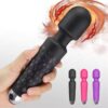 Vibromasseur avec baguette de massage 8 vitesses