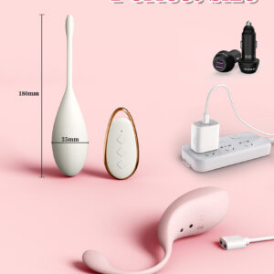 Œuf Vibrant en Silicone avec Télécommande – Stimulation Clitoris & Point G