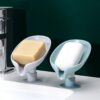 Boîte à savon en forme de feuille – Porte-savon pratique
