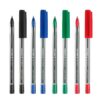 Stylo à bille – Corps hexagonal transparent