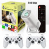 Projecteur portable S40 Max – 2 en 1 avec manette de jeu et Android 11