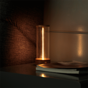 Lampe de nuit LED tactile rechargeable – Design quantique