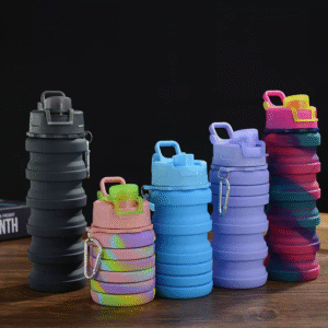 Bouteille d’eau pliable en silicone