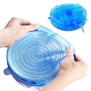 Couvercles extensibles multifonctionnels en silicone – Lot de 12 pièces