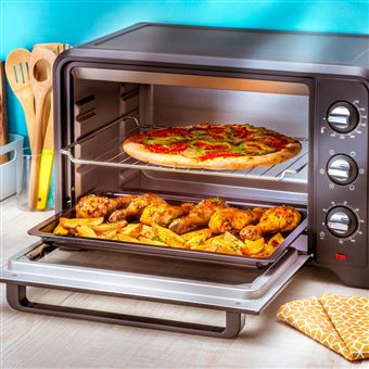 Four-posable-electrique-Moulinex-Optimo-YY5139FB-1380-W-19-L-Noir-Couteau-Precision-12-cm-inclus