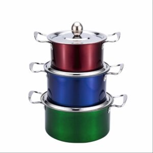 Ensemble Cadeau de 3 Ustensiles de Cuisine en Acier Inoxydable de Haute Qualité