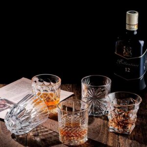 Verres à whisky style diamant